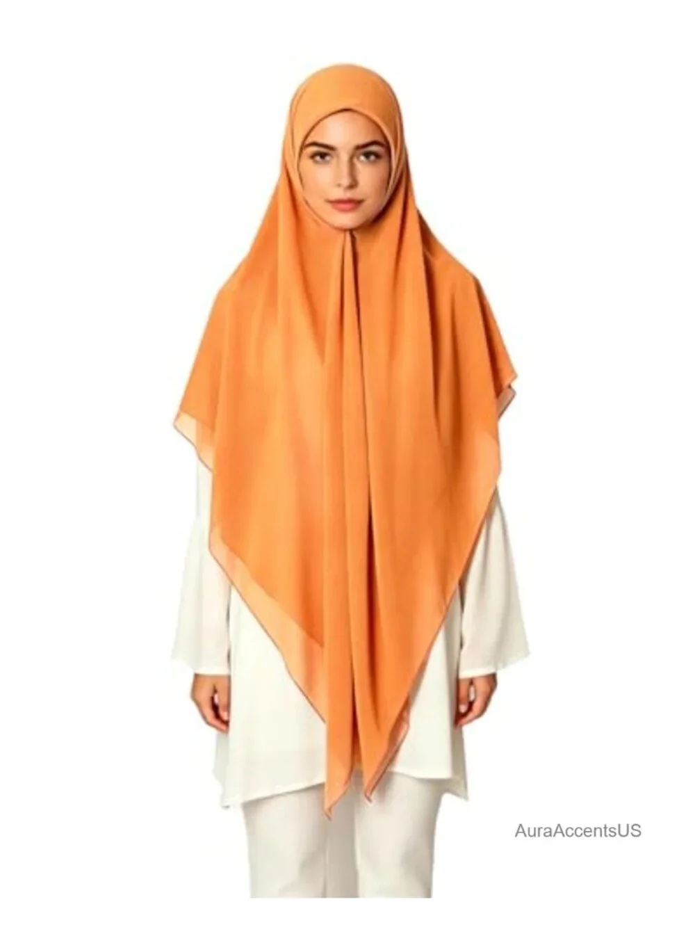 Premium Chiffon Square Hijab Head Scarf Wrap 58x58
